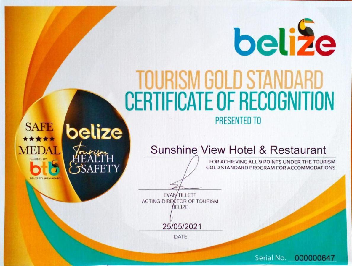 Sunshine View Hotel And Restaurant Corozal Town Extérieur photo